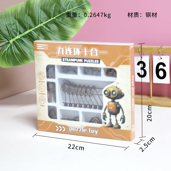 M268 Punk-style Intelligence Buckle 10-Piece Set M.07 JPDB