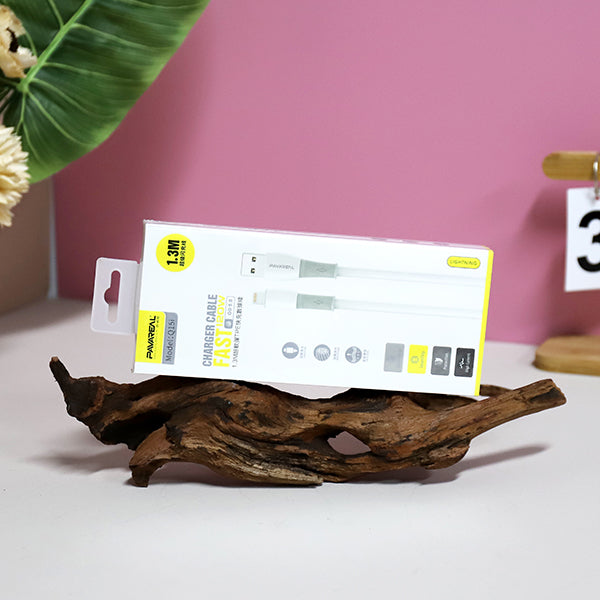 1.3m Ultra-soft & Flexible TPE Fast Charging Data Cable - Model Q15I (Apple Compatible) A12JPDB