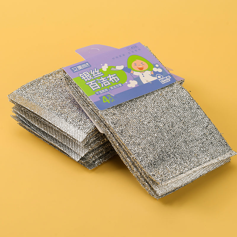 458 check in four pieces of silver wire scouring pads M13