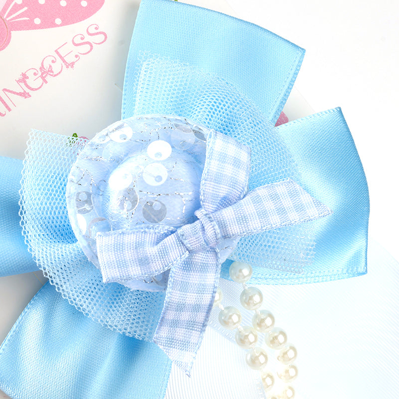 M42 Boxed Ribbon & Bow Hair Clips for Kids