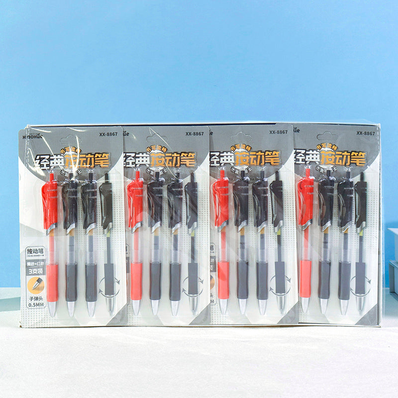 XX - 8867k35 Classic 3 - piece Click - action Pen Set M.82