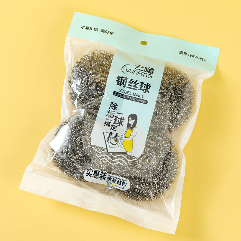 7491 Steel Wool Balls, 4-Pack M13