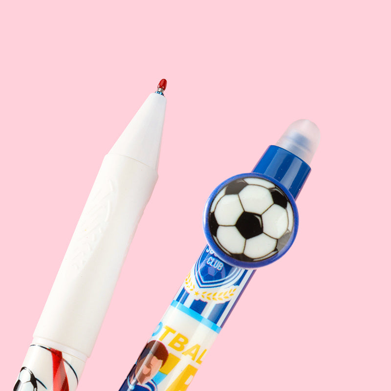 Shengdian 8916 Football Erasable Gel Pen 0.5mm Heat-Sensitive Ink with Eraser for Students M.82