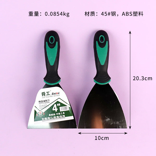 4-inch Stainless Steel Putty Knife with Two-tone Handle M.31 JPDB