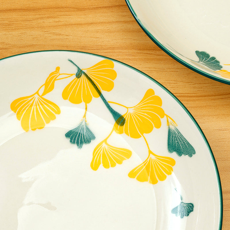 8.3 - inch Printed Fruit Platter (with the Pattern of Lucky Apricots) M.66 JPDB