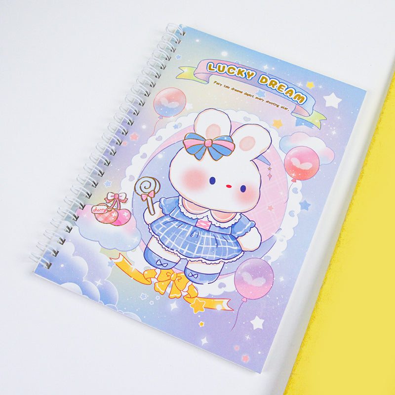 Premium A5 - 2121 A5 Side - Flip Coil Notebook with Random Covers M.81