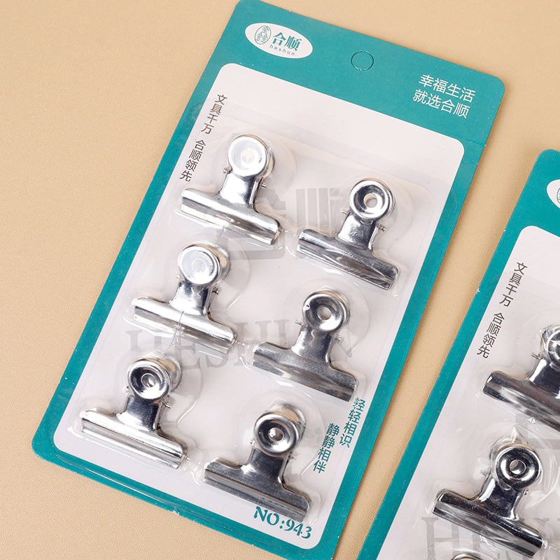 M.34 Heshun 943 Round-Head Six Iron Clamps