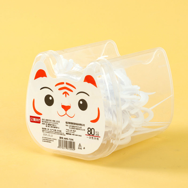 M.27-AMS-7206 Tiger Head Dental Floss