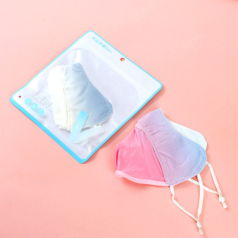 Gradient Sun Protection Face Mask (Adjustable, Random Color) | Bulk Pack M41