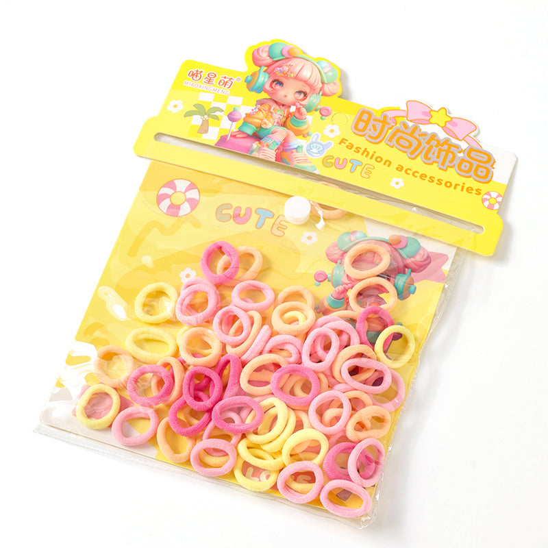 M42 Children's Brown Terry Cloth Loops in Bag (70 Pieces)