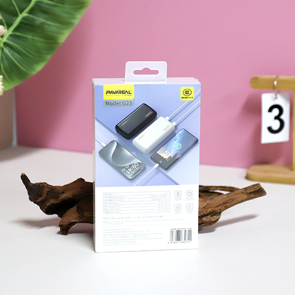 20,000mAh Power Bank (White/Black Random Delivery) - Model G23 A12 JPDB