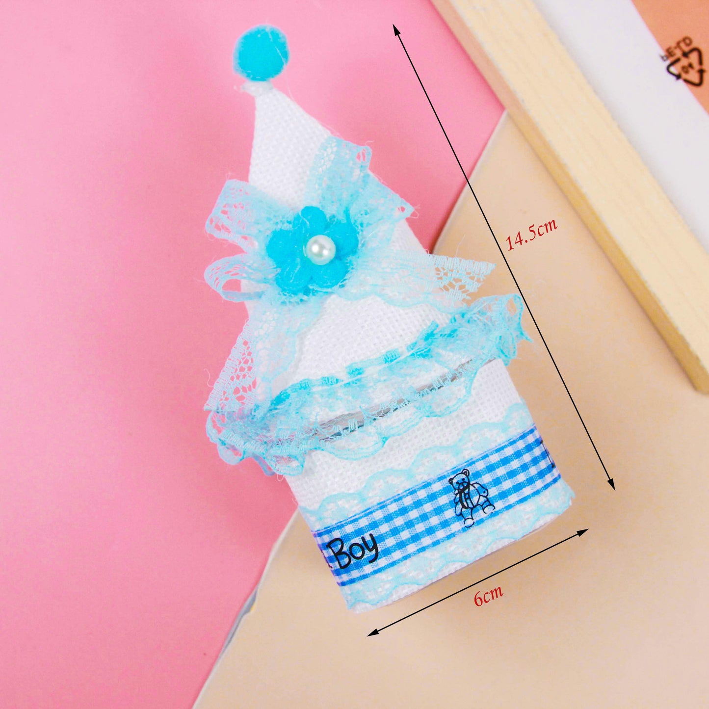 0915-10 Bowknot Flower Lace Jewelry Box M24