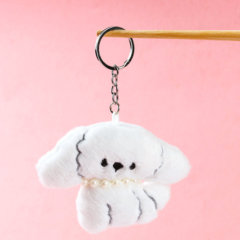 Pearl - chain Bow - tie Puppy Pendant M41 M46 M72