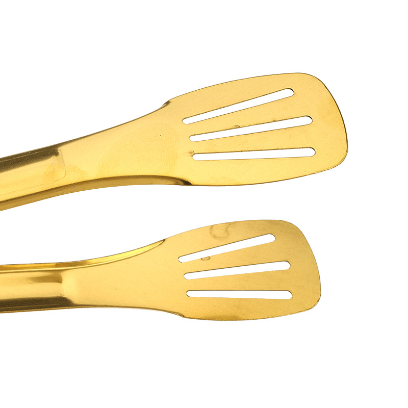 Huotoujun Gold-plated Three-line 9-inch Food Clip