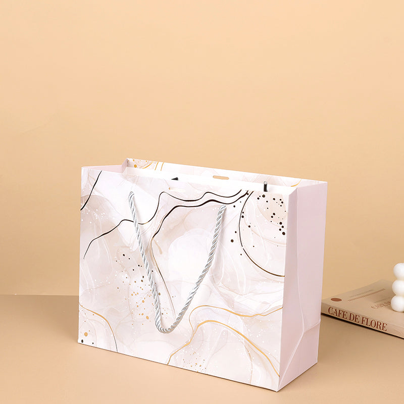 1013 Medium Gift Bag (Horizontal) with Ribbon 24.5*19.5*9.5 M24 M.73