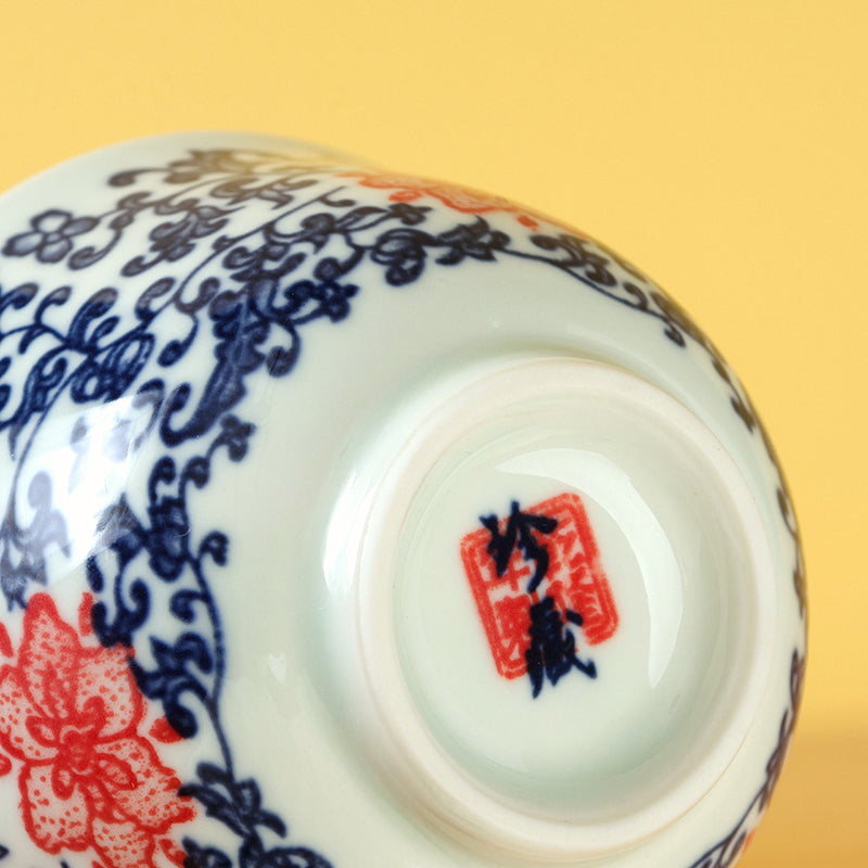 Archaic Ink Wash Painting Ceramic Mug High-Temperature Fired Chinese Style Tea CupM.65