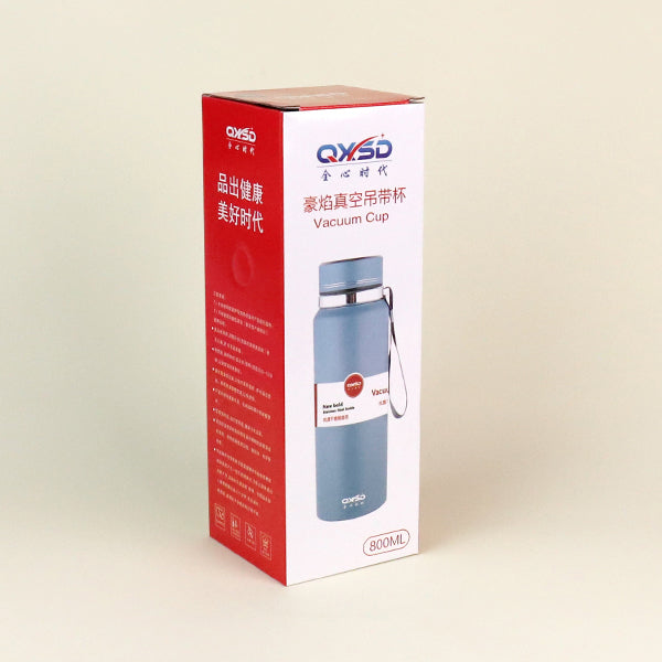 800ml Powder Coated Lanyard Vacuum Thermal Insulated Mug - Model QXSD5362 M.26 JPDB