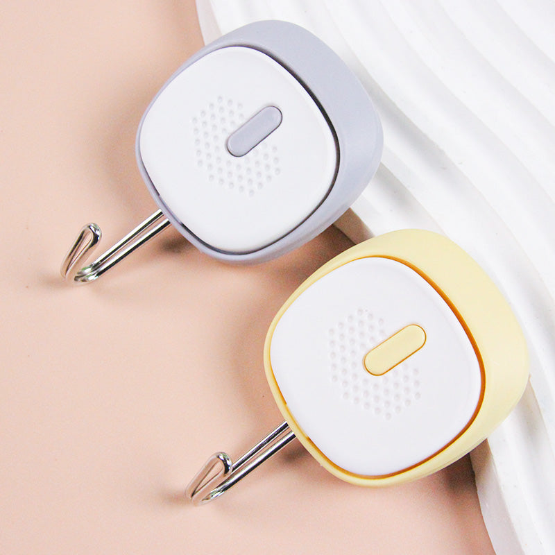 Qiaoxiaoya Model 9238 Adhesive Hooks - 3 Pcs Color-Block Square Design M.16