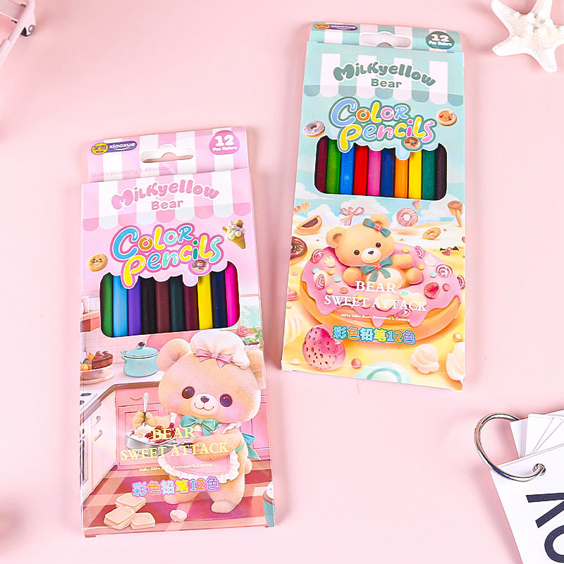 XX - 9902 Twelve - color Bear - themed Pencils M.82