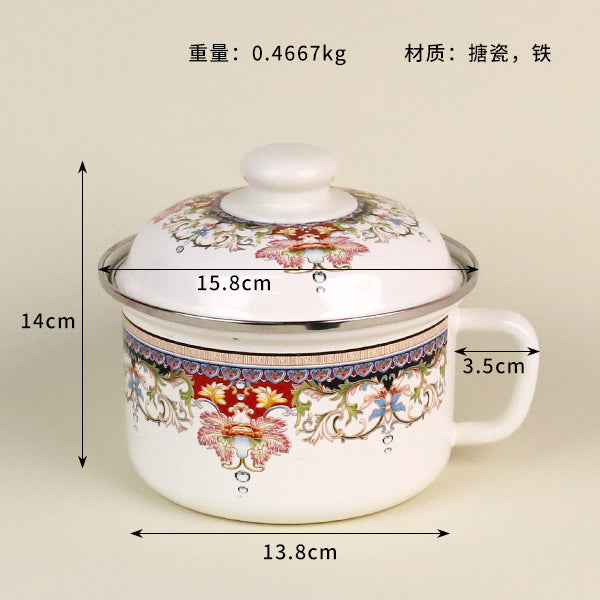 Enamel Fast Food Cup Model K-1609 (16cm) - Premium Edition M.65 JPDB