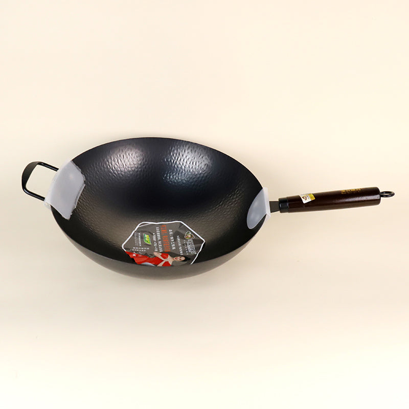 36cm Handmade Round-Bottom Iron Pot M.61 JPDB