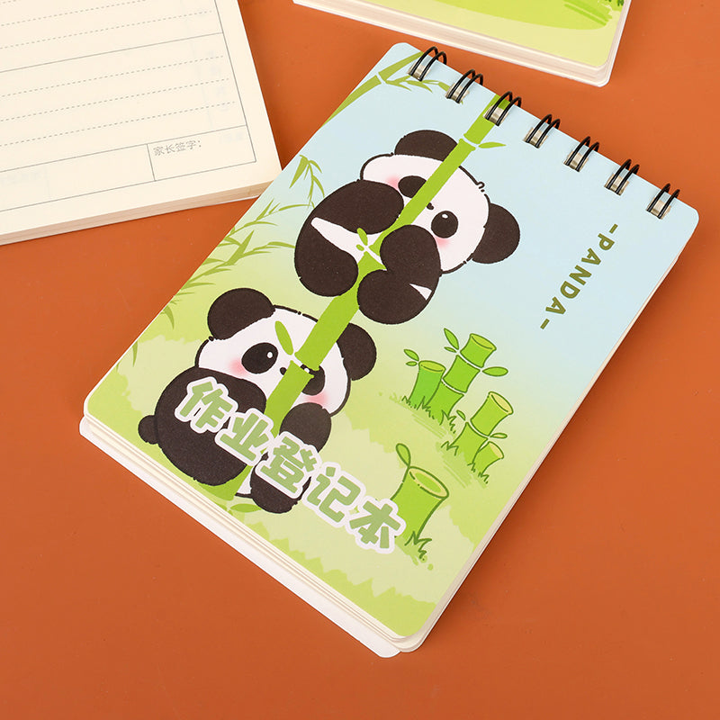XQA6 Series Homework Notebook (Random Patterns, Small) A6 Size Eye-Care Paper Primary School Students M.81