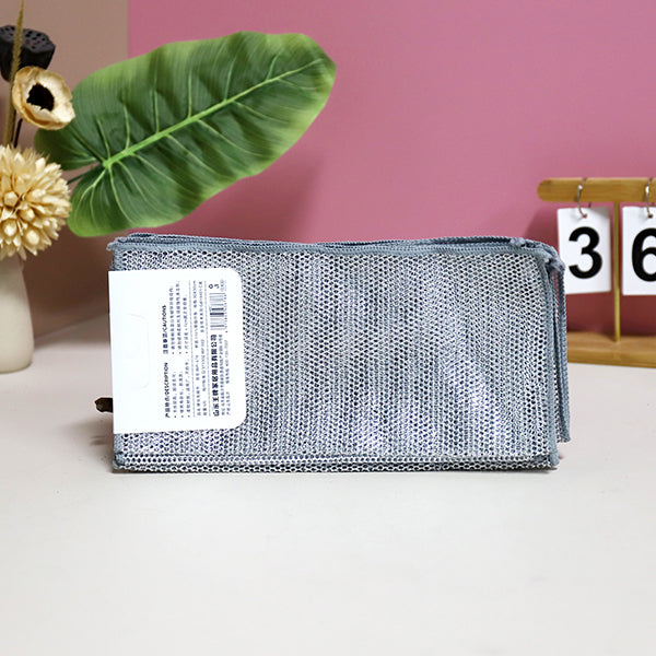 WP - 678 6 Pcs Single - Layer Silver Wire Dish Towel M.68 JPDB