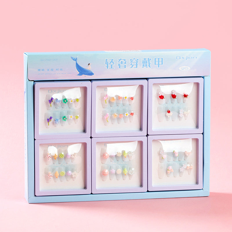 931 Luminous Candy Series Fake Nails M.52