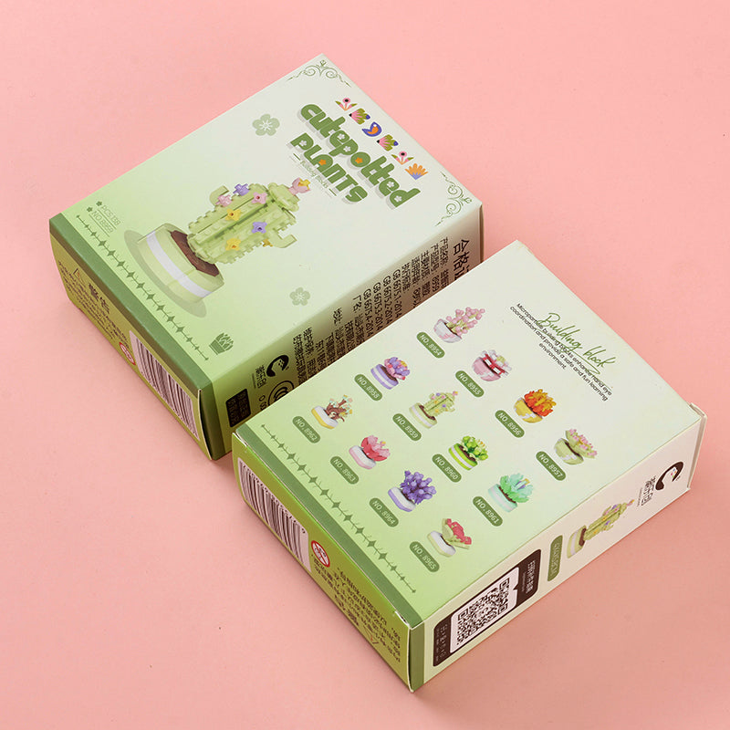 Chaolechuang Flower and Plant Assembly Building Blocks (Random Styles) M.02
