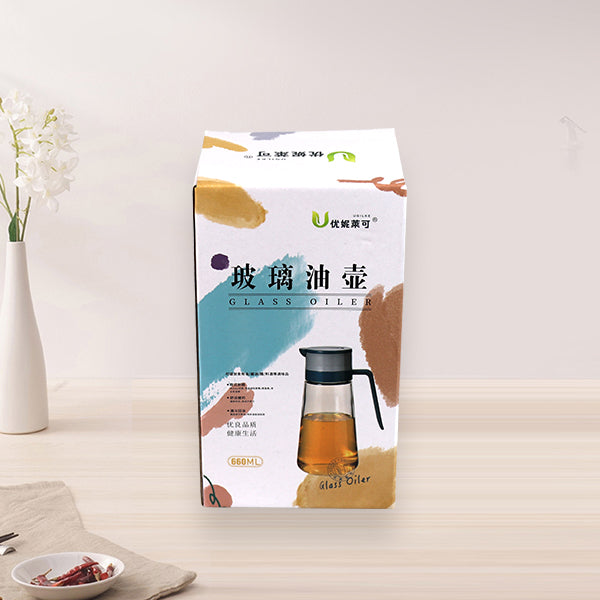 2068 Eagle Beak Automatic Flip Glass Oil Dispenser (660ml, Large) M.69 JPDB