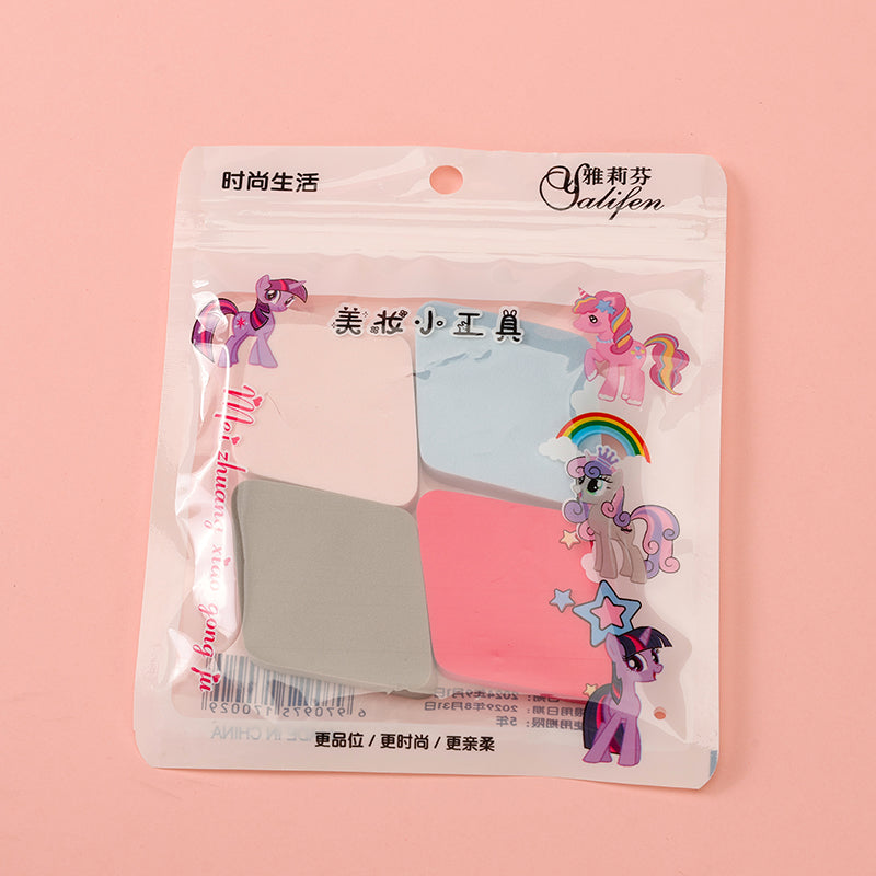 F188 Bagged Diamond Shape Four Puff Pads M.50