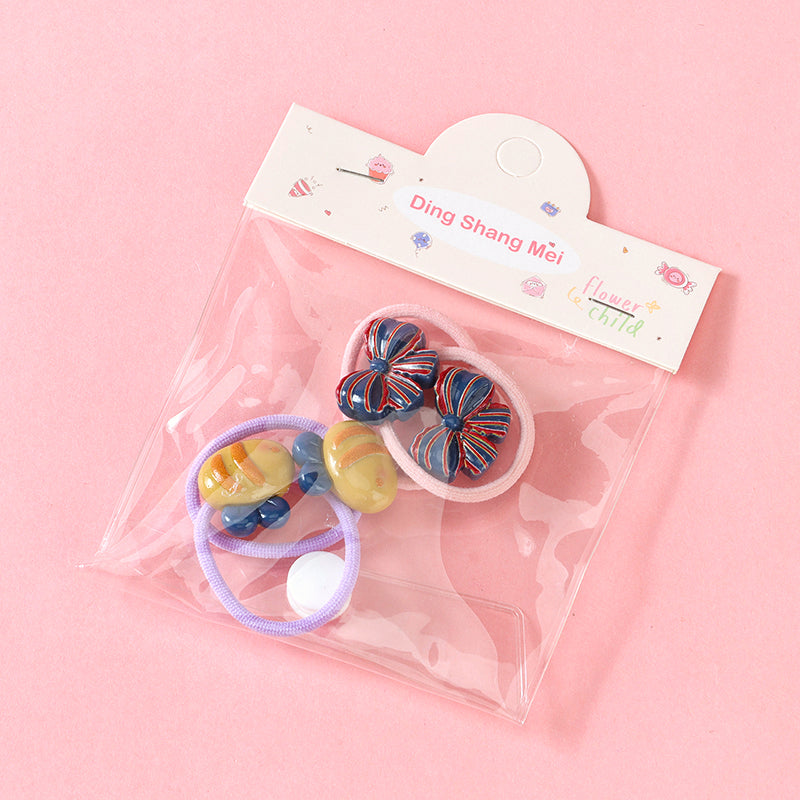 M42 Boxed New 4 Cartoon Kids' Hair Ties