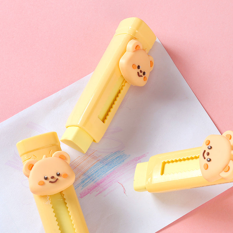 HW-MK-4549 Cake Bear Triangle Push-Pull Eraser M.83