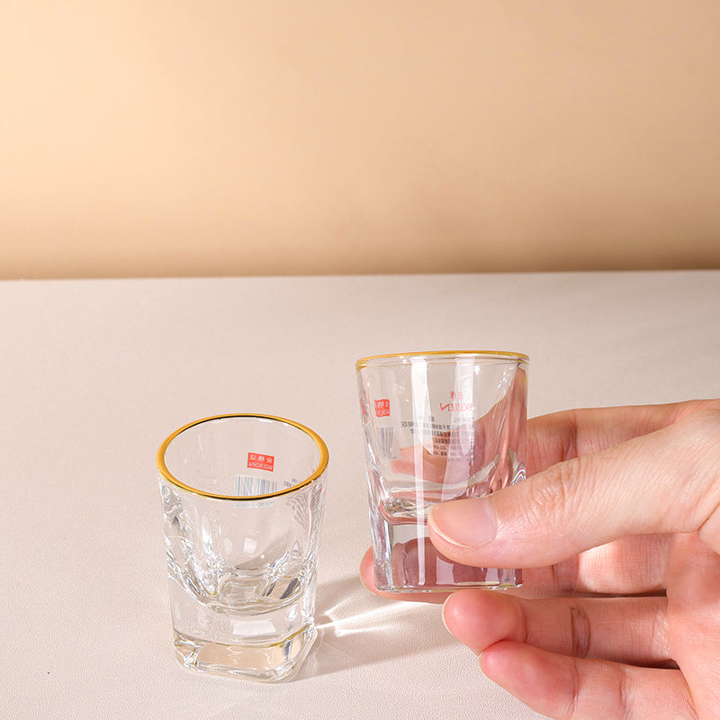 Boxing Model B013 Small Wine Glass (Gold-Rimmed) M.17