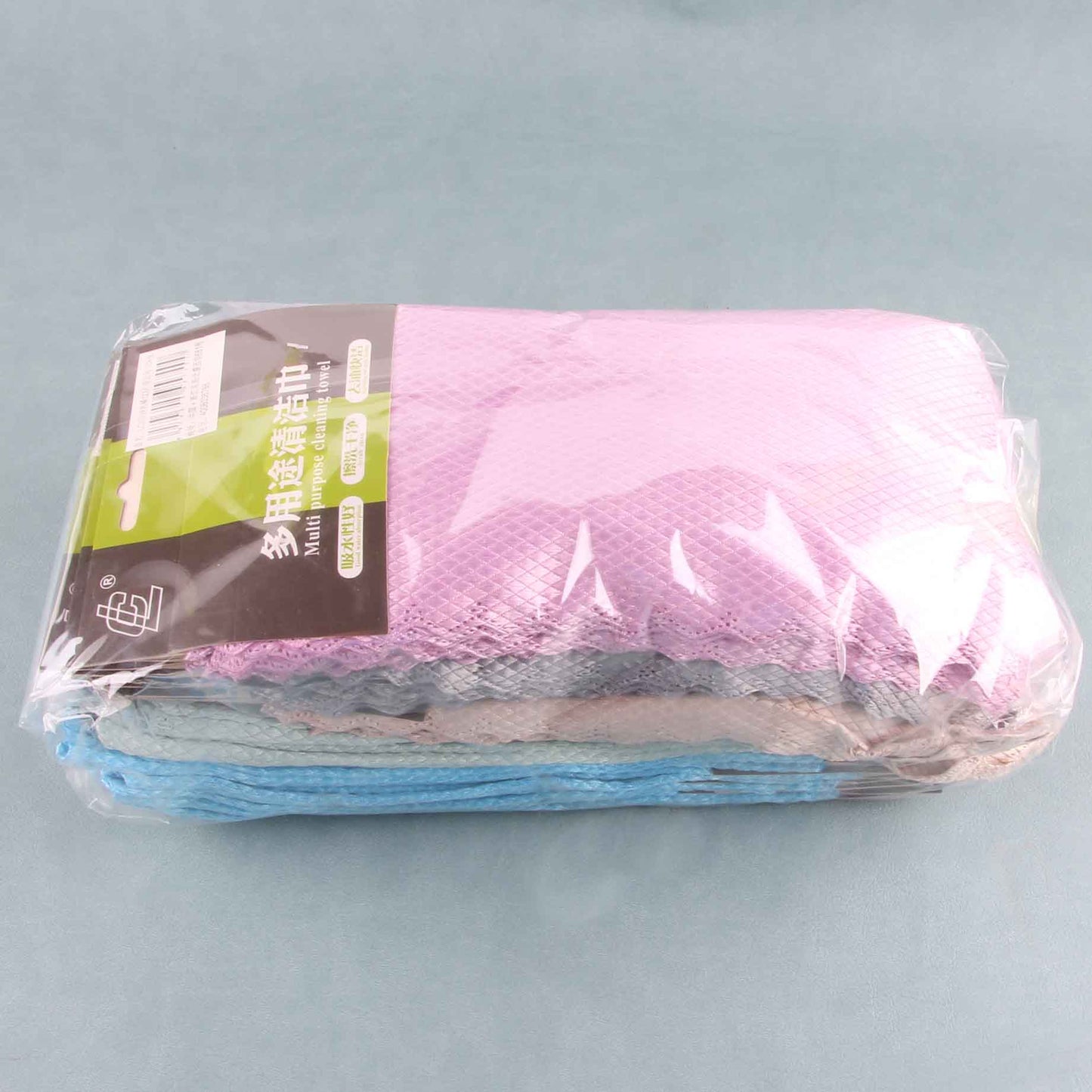 LC Hang Tag 3-piece Fish Scale Pattern Dish Cloth M13