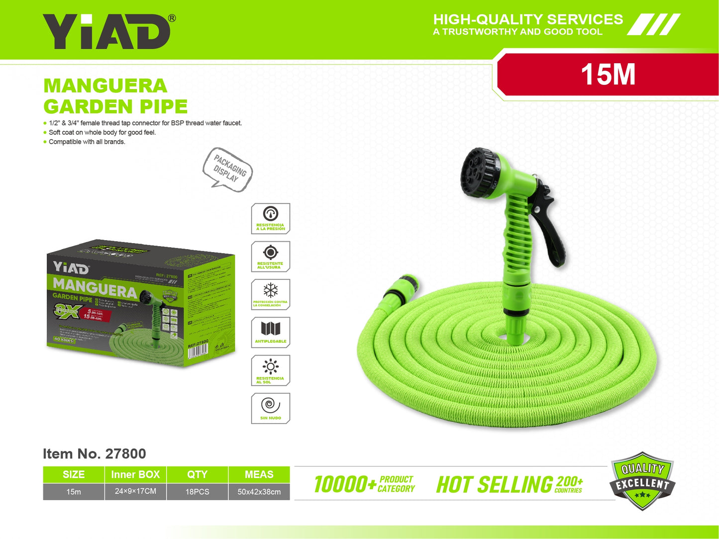 15M Garden Gourd Pipe M.33