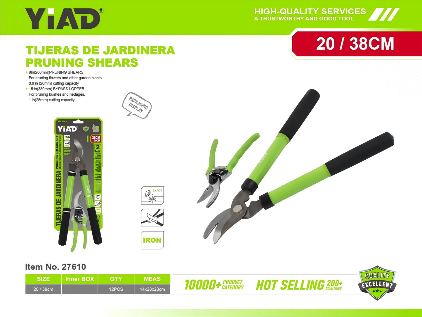 Set of pruning shears M.33