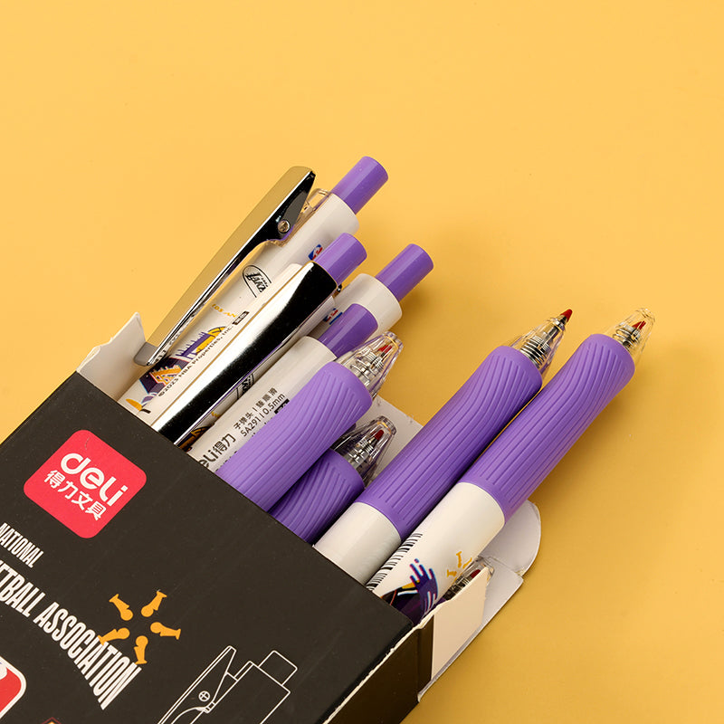 Bolígrafos de gel Delixi SA291 para expositor. Diseñados para exhibirse en un expositor, facilitan su selección. M.82