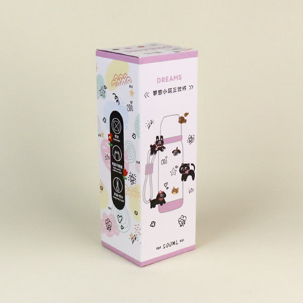 500ml Capybara Dream Hut Vacuum Thermal Insulated Mug - Model YSM8708 M.26 JPDB