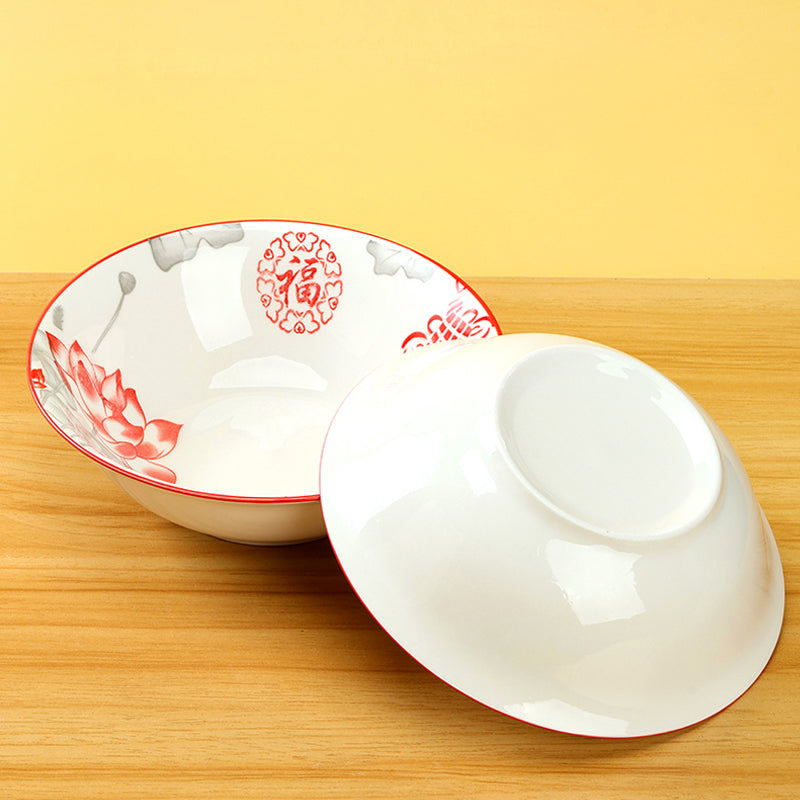 7-inch Mingxin Dou Bowl (Random Flower Pattern) M.66 JPDB