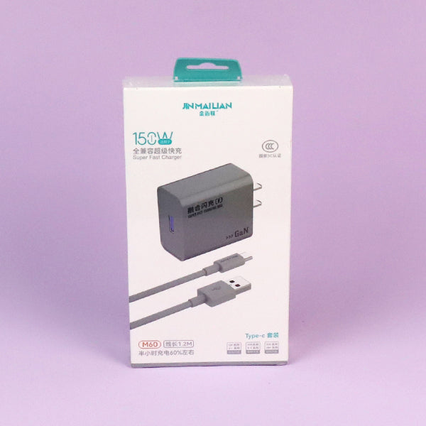 Kit de carga tipo C de 150 W - Modelo M60 (compatible con Huawei) A12 JPDB