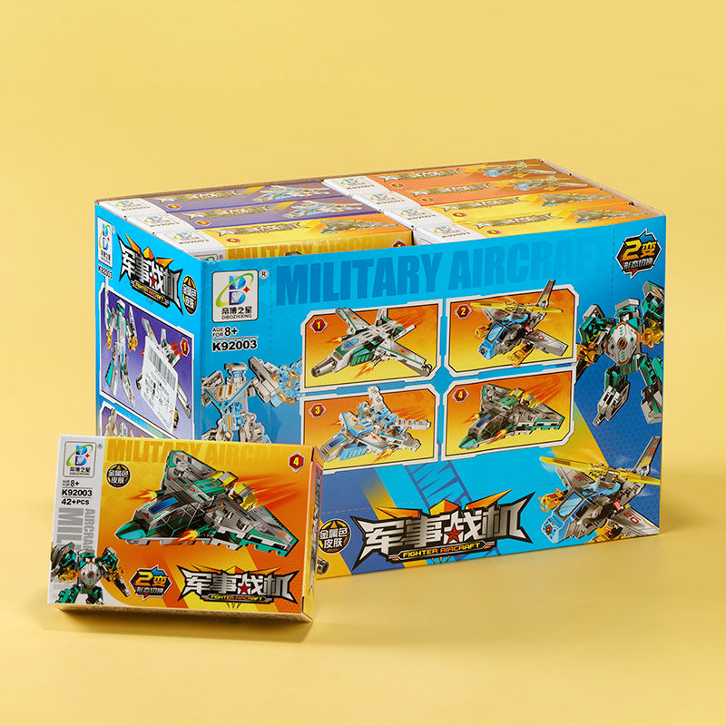 K92003 Military Fighter Jet Building Blocks M.02