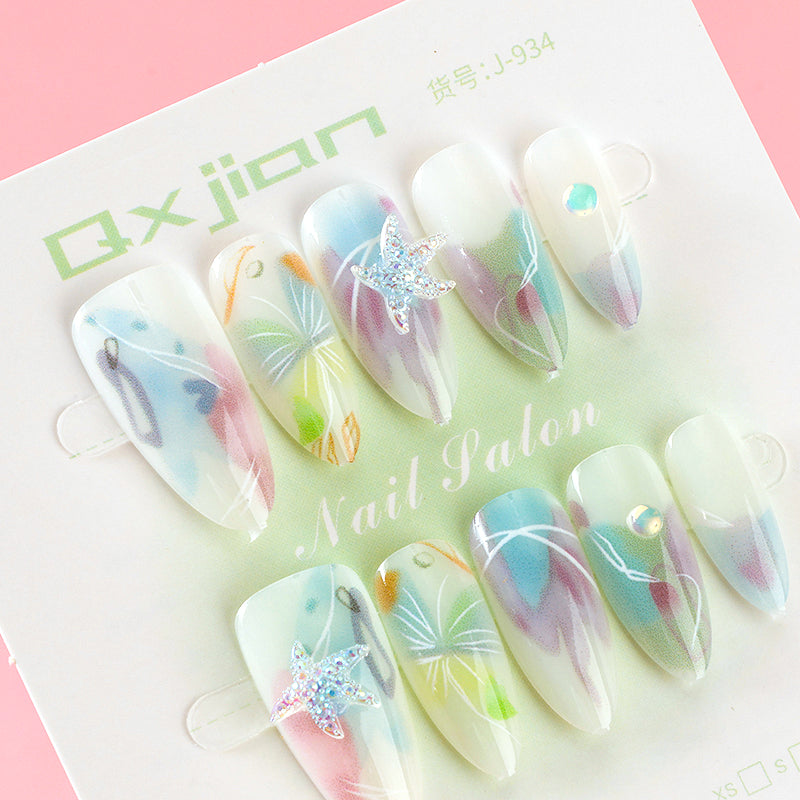 934 Aurora Series Fake Nails M.52