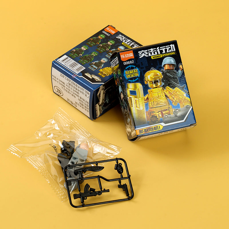 DB00682 Mixed Assorted Movable Transformable Building Blocks (24 per Small Box) M.02