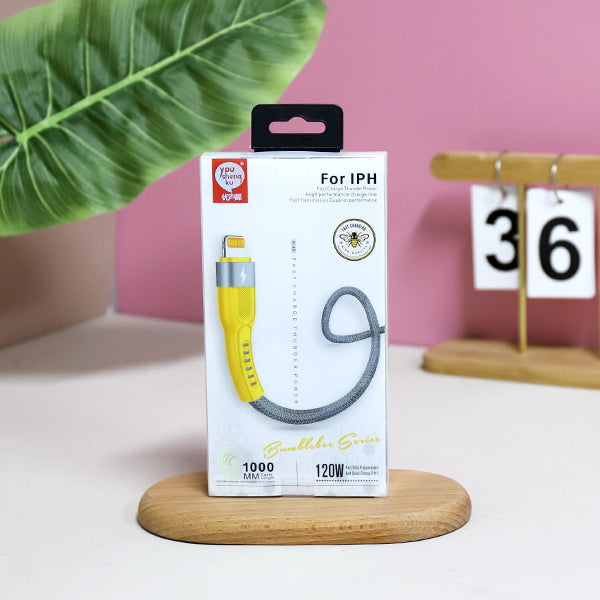 K - 80 Bumblebee Series Cable for Apple - MFi Certified 20W PD Fast Charging A.12 JPDB
