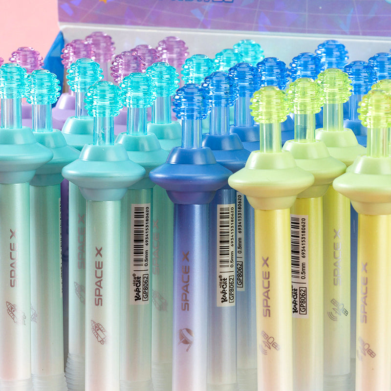 Retractable Erasable Gel Pen (GP8062, Blue) M82