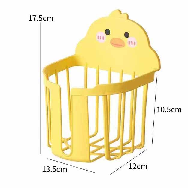 0576 Little Yellow Duck Wastepaper Basket (Round) M.23