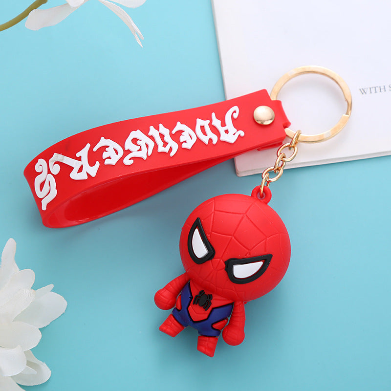 Wholesale of Keychain Pendants Cartoon Figurine Key Rings Couple-Friendly Schoolbag Small Gifts M.72