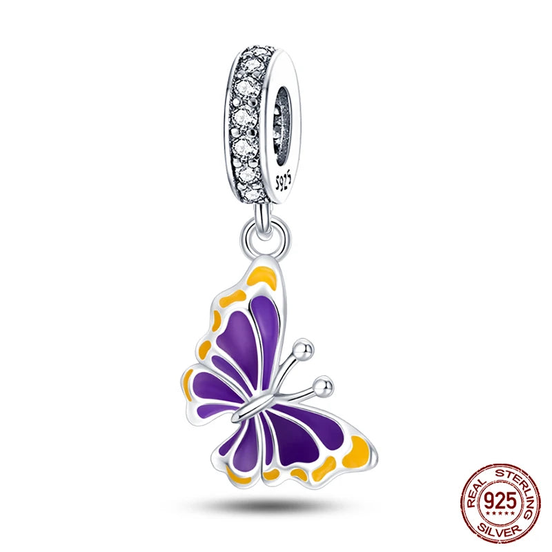 Silver Charms Beads Color Series Original Bracelets DIY 912349723- 912349723-PAC923