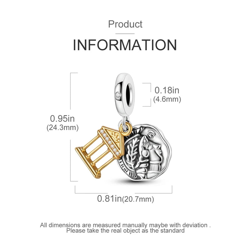 925 Sliver Bracelet bead DIY Jewelry Gifts 912349723-KJC1102